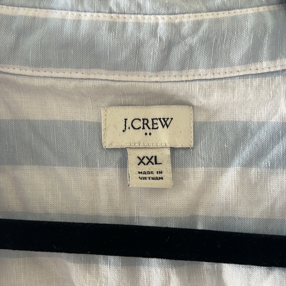 J. Crew factory - women’s linen sleeveless blouse - great condition - size XXL - Picture 3 of 6